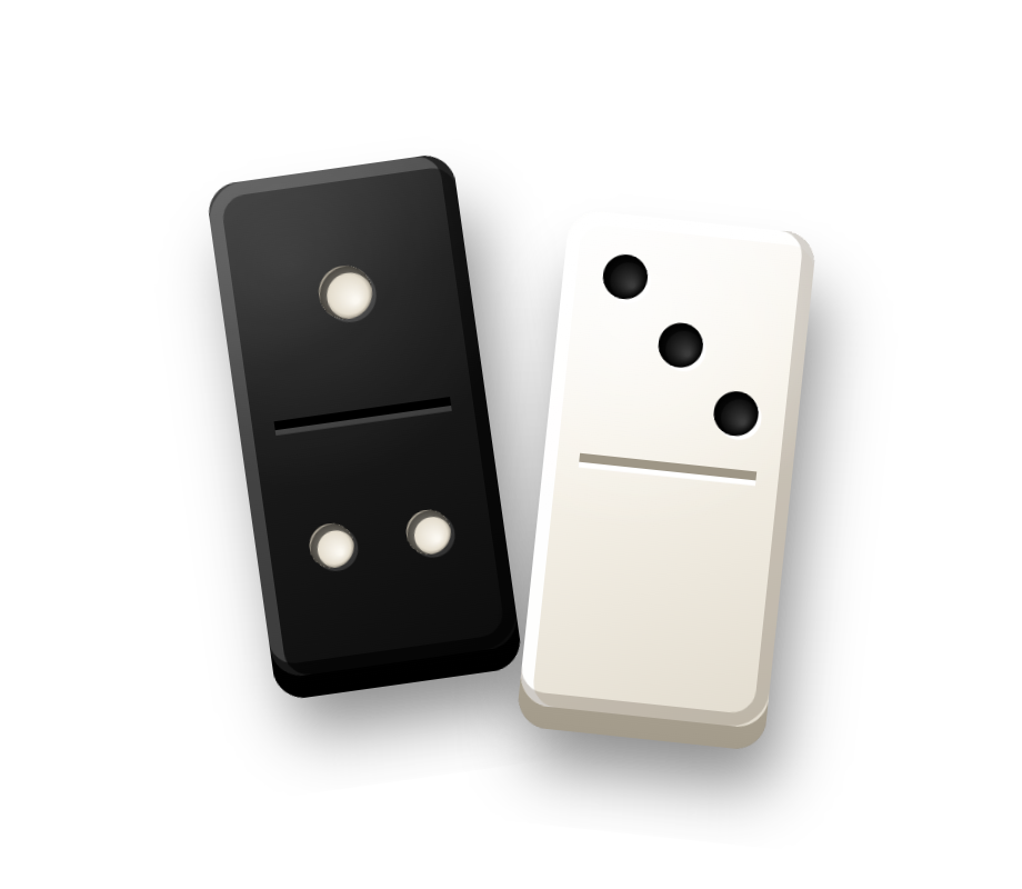 Dominos en relief, jeu Domino kréyol